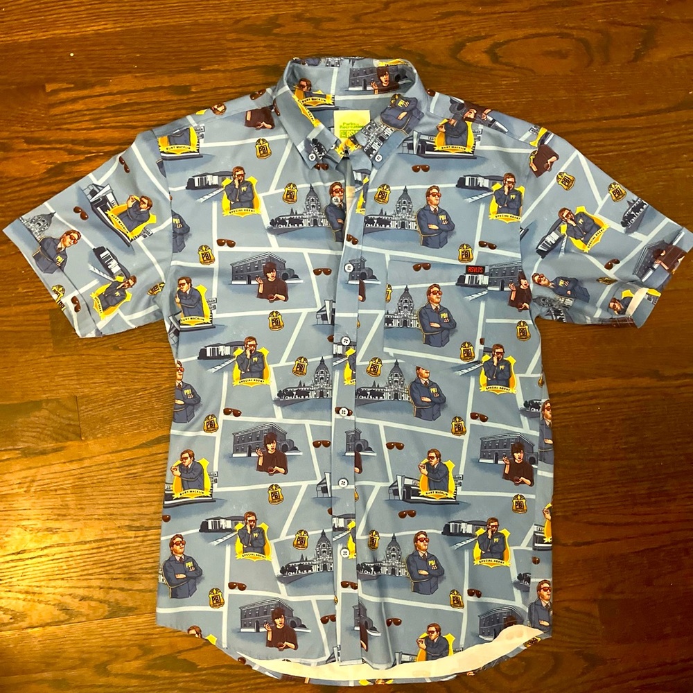 RSVLTS Parks and Recreation PBI Agent Burt Macklin Size Medium